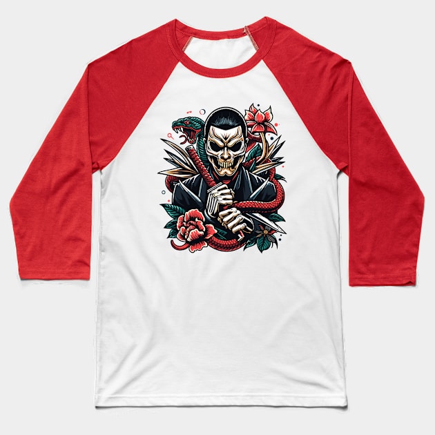 Yakuza #10 Baseball T-Shirt by Review SJW Podcast